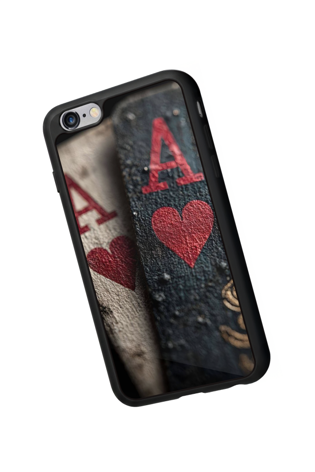 iPhone 6 Plus Uyumlu Kart Tasarımlı Glossy Premium Kılıf