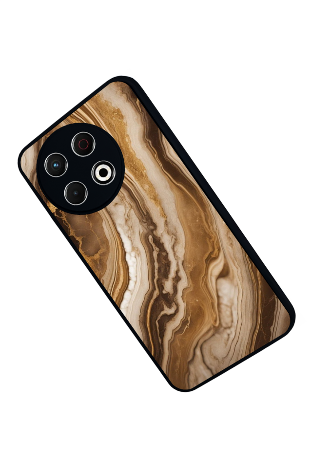 Tecno Spark 30 Pro Uyumlu Mermer Marble Tasarımlı Glossy Premium Kılıf