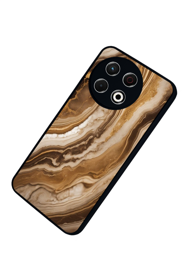 Tecno Spark 30 Pro Uyumlu Mermer Marble Tasarımlı Glossy Premium Kılıf