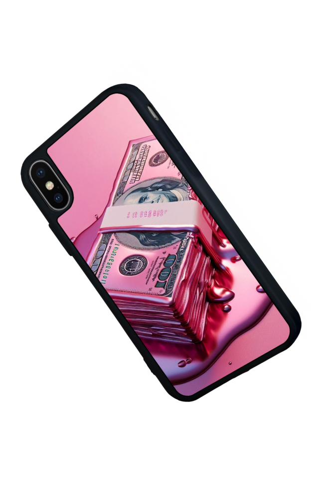 iPhone XS Max Uyumlu Money Para Tasarımlı Glossy Premium Kılıf
