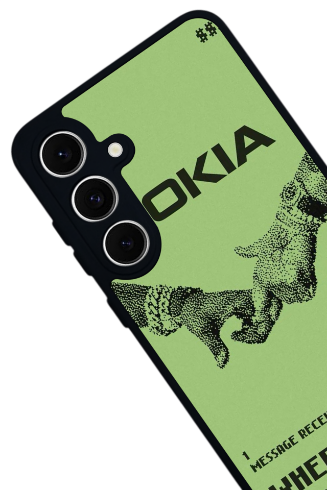 Samsung Galaxy S24 FE Uyumlu Nokia Tasarımlı Glossy Premium Kılıf