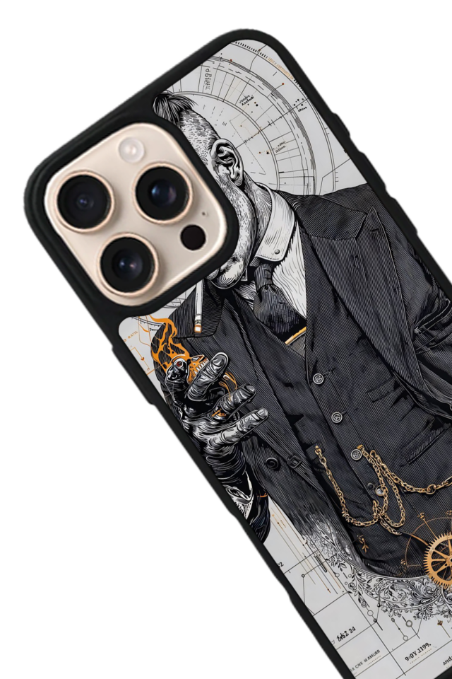 iPhone 14 Pro Max Uyumlu Peaky Blinders Tasarımlı Glossy Premium Kılıf