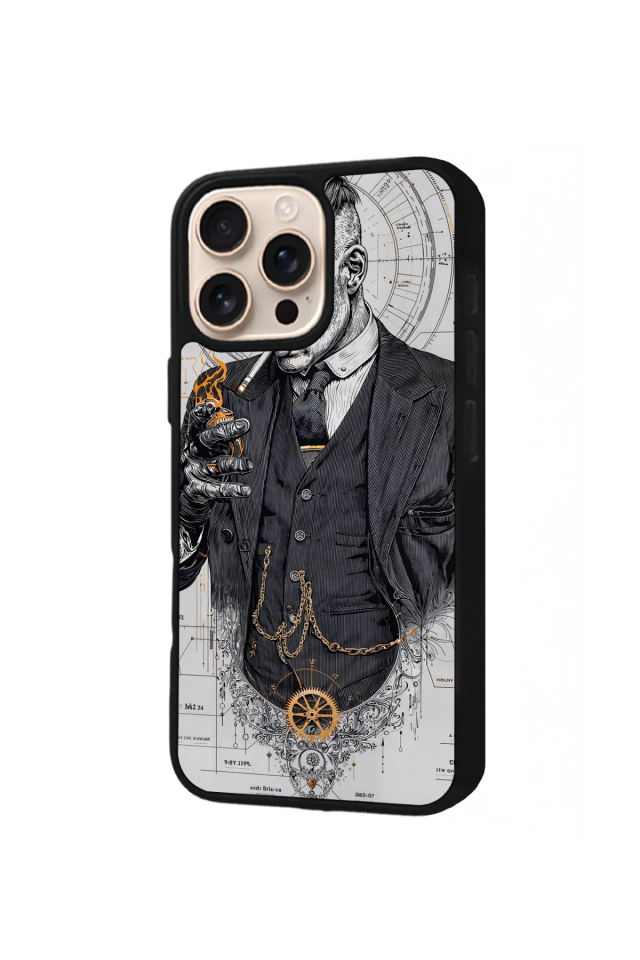 iPhone 14 Pro Max Uyumlu Peaky Blinders Tasarımlı Glossy Premium Kılıf