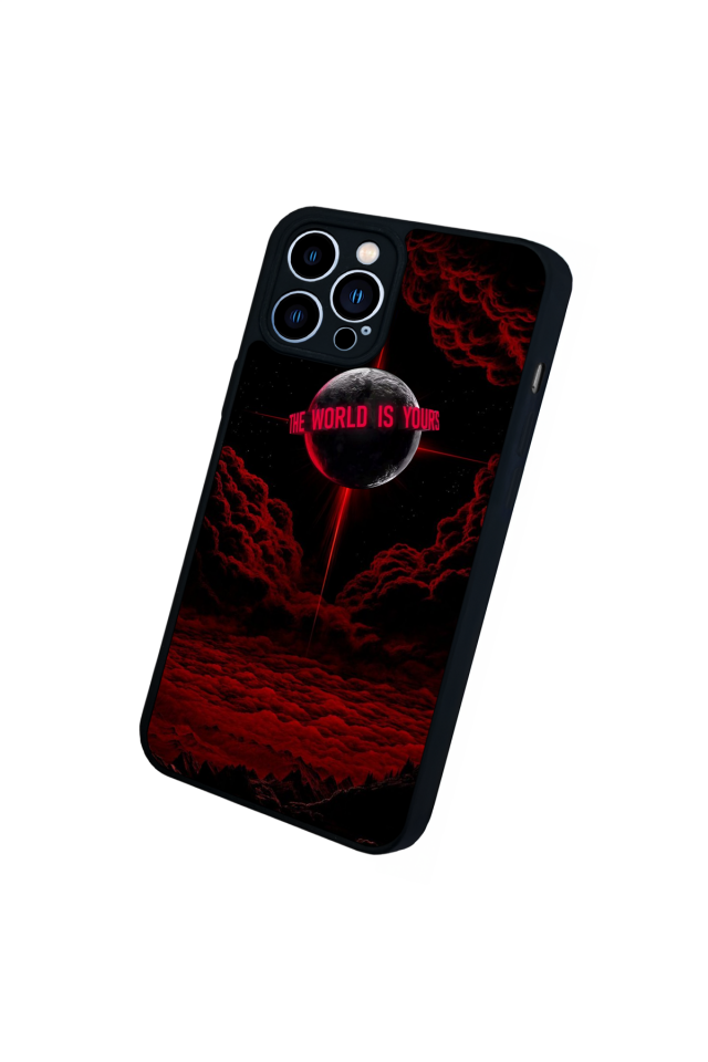 iPhone 13 Pro Max Uyumlu Scarface Tasarımlı Glossy Premium Kılıf