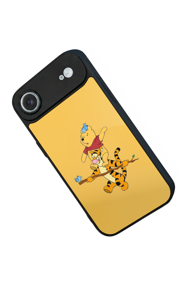 iPhone 17 Air Uyumlu Winnie Tasarımlı Glossy Premium Kılıf