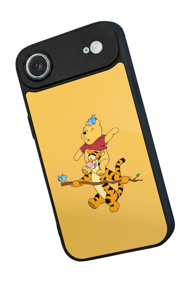 iPhone 17 Air Uyumlu Winnie Tasarımlı Glossy Premium Kılıf