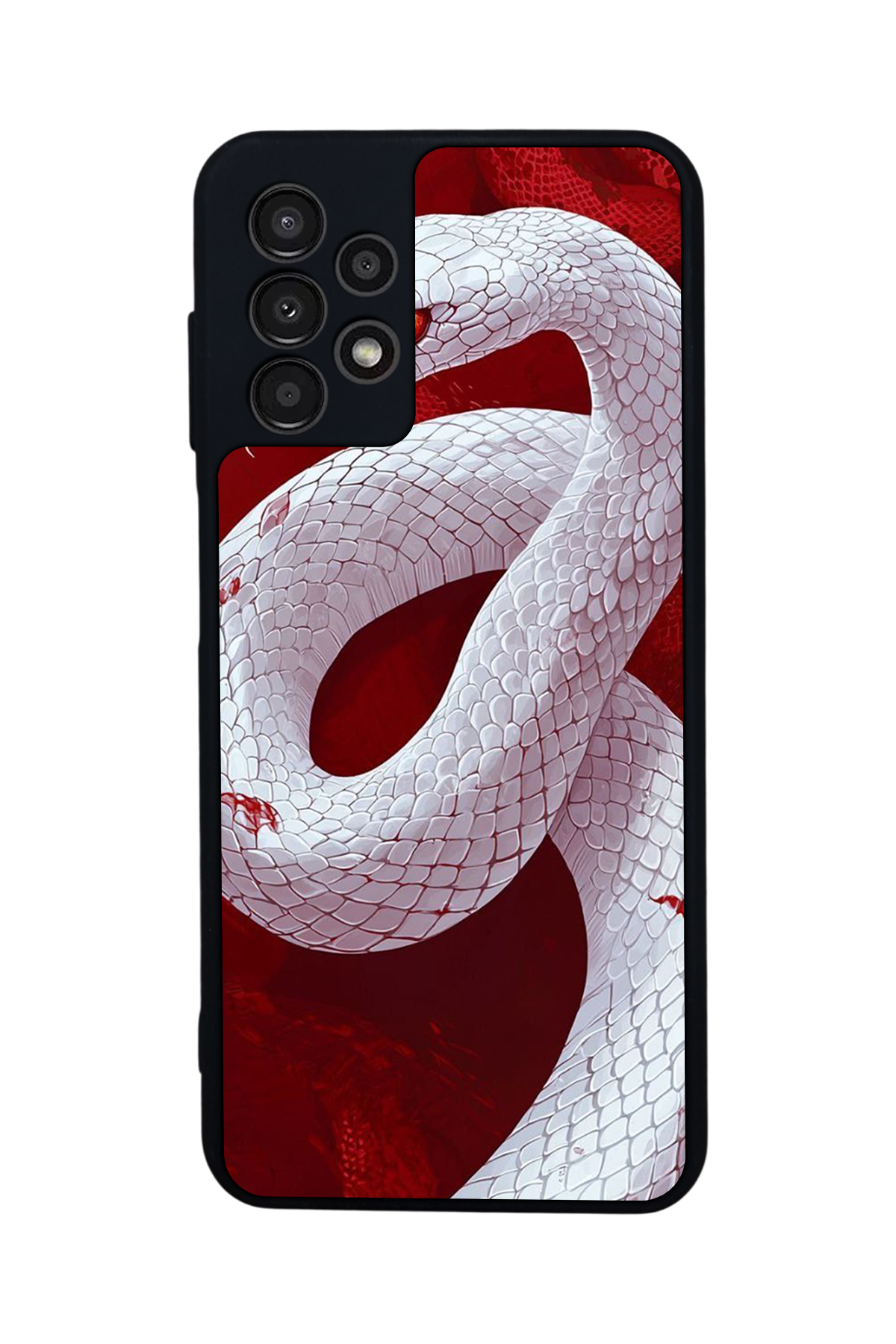 Samsung Galaxy A23 Uyumlu Yılan Tasarımlı Glossy Premium Kılıf