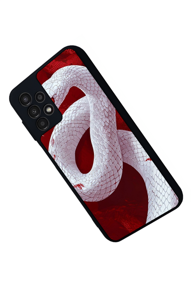 Samsung Galaxy A23 Uyumlu Yılan Tasarımlı Glossy Premium Kılıf