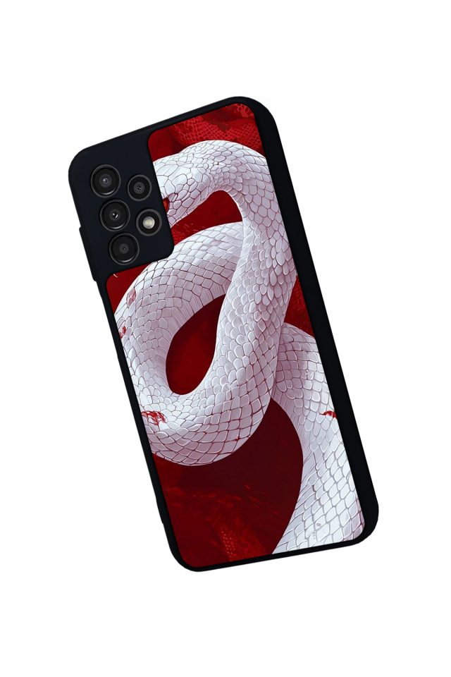 Samsung Galaxy A23 Uyumlu Yılan Tasarımlı Glossy Premium Kılıf