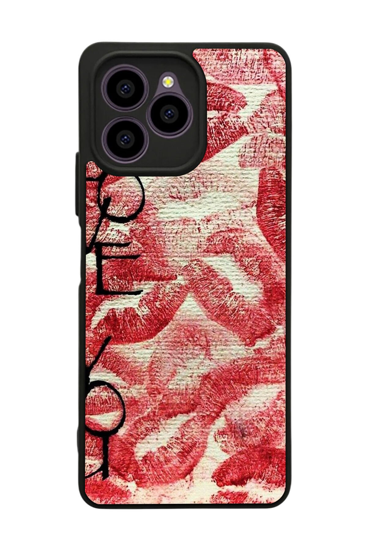 Omix X6 Uyumlu Dudak Tasarımlı Glossy Premium Kılıf