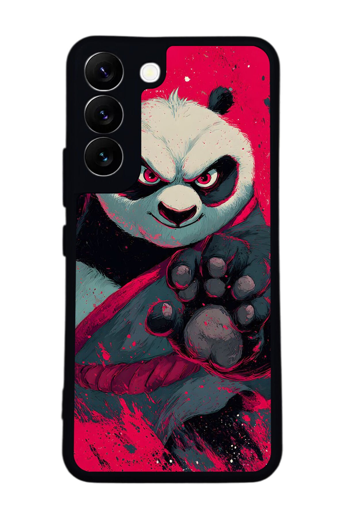 Samsung Galaxy S22 Uyumlu Kung Fu Panda Tasarımlı Glossy Premium Kılıf