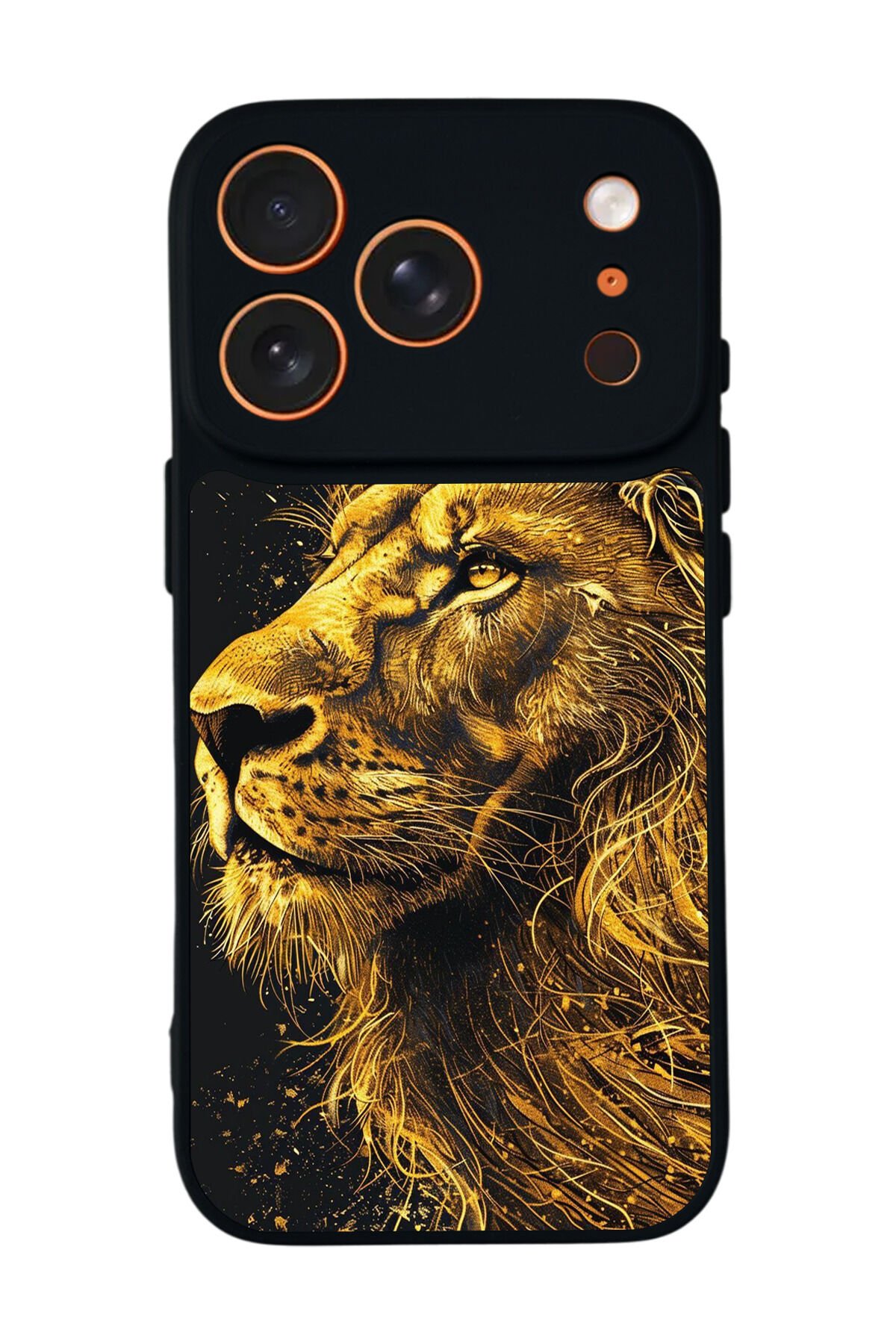 iPhone 17 Pro Max Uyumlu Aslan Tasarımlı Glossy Premium Kılıf