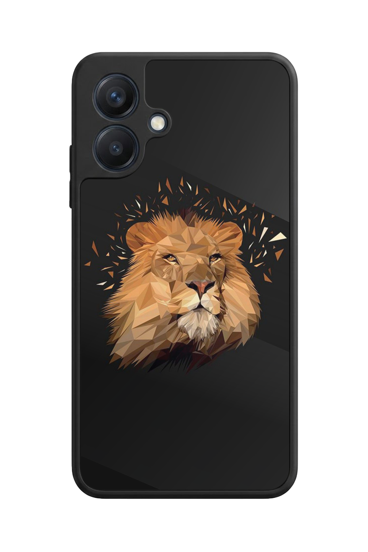 Samsung Galaxy A07 Uyumlu Aslan Tasarımlı Glossy Premium Kılıf