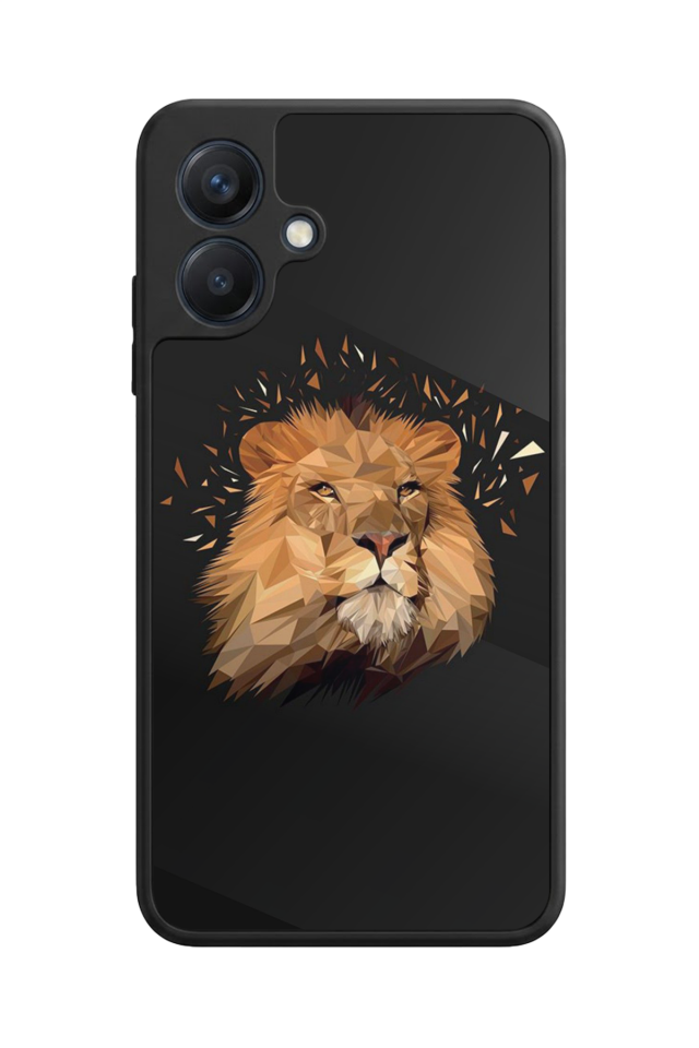 Samsung Galaxy A07 Uyumlu Aslan Tasarımlı Glossy Premium Kılıf