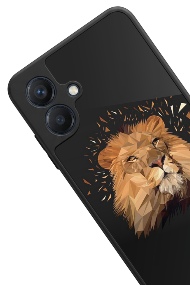 Samsung Galaxy A07 Uyumlu Aslan Tasarımlı Glossy Premium Kılıf