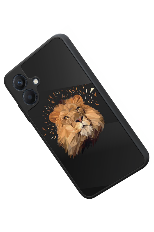 Samsung Galaxy A07 Uyumlu Aslan Tasarımlı Glossy Premium Kılıf