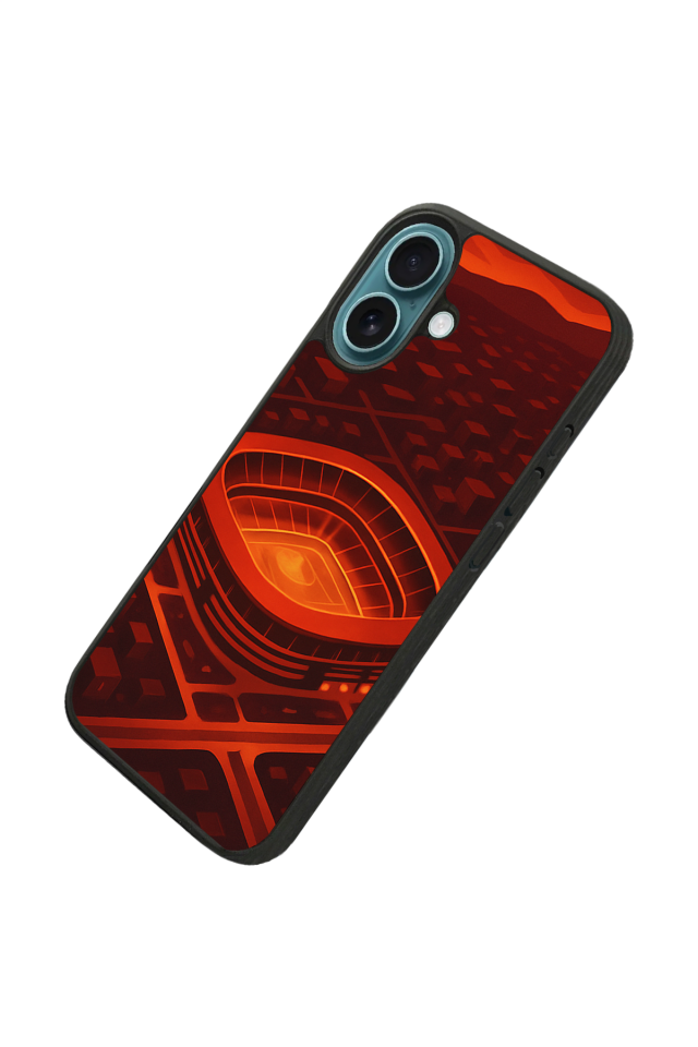 iPhone 16 Uyumlu Aslan Tasarımlı Glossy Premium Kılıf