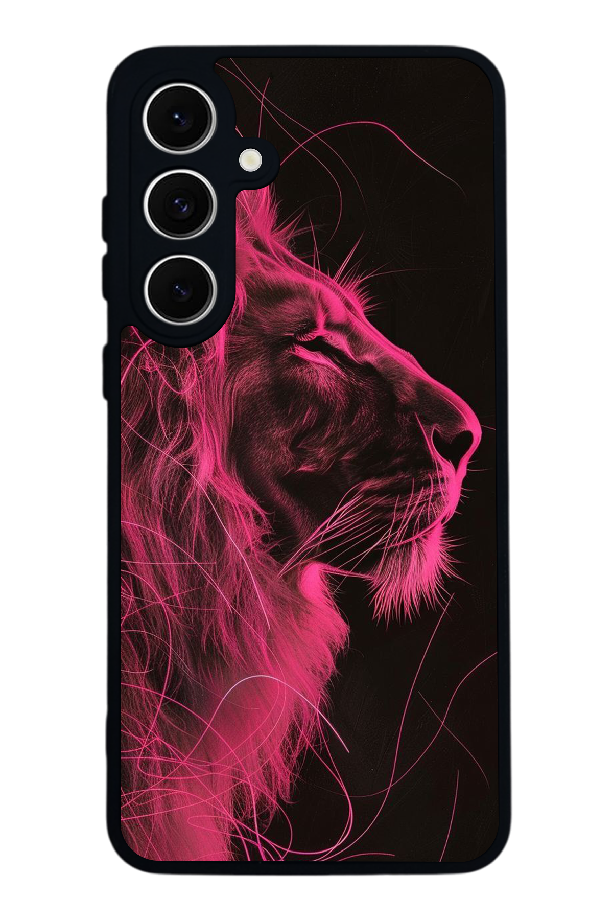 Samsung Galaxy A16 Uyumlu Aslan Tasarımlı Glossy Premium Kılıf