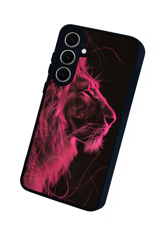 Samsung Galaxy A16 Uyumlu Aslan Tasarımlı Glossy Premium Kılıf