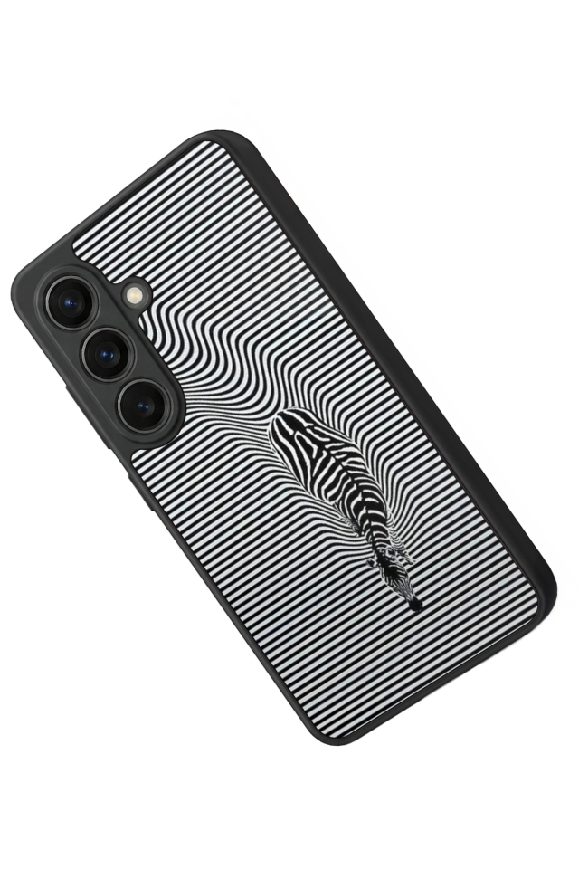 Samsung Galaxy S26 Uyumlu Çizgi Sanatı Tasarımlı Glossy Premium Kılıf