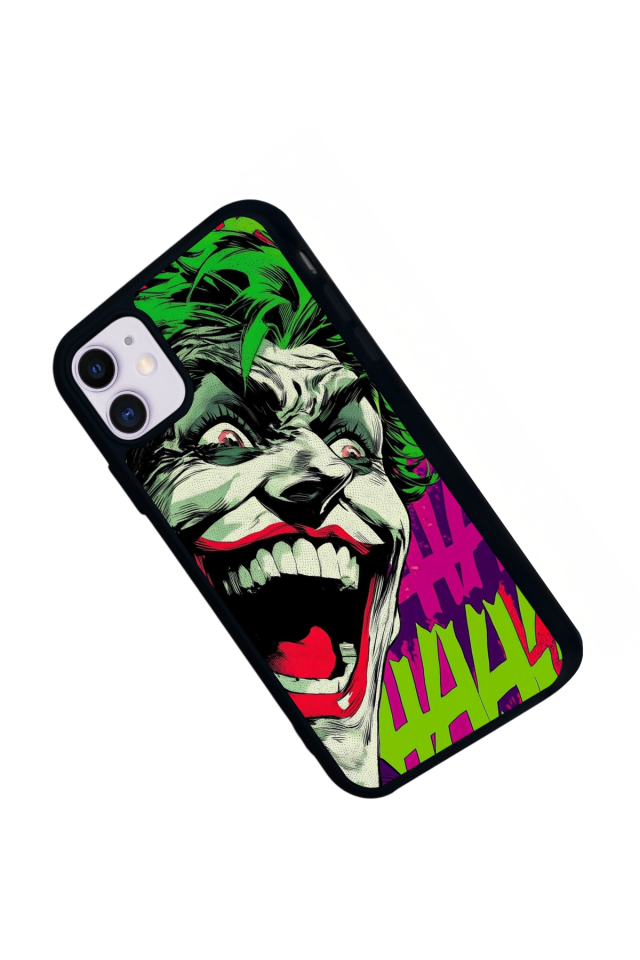 iPhone 11 Uyumlu Joker Tasarımlı Glossy Premium Kılıf