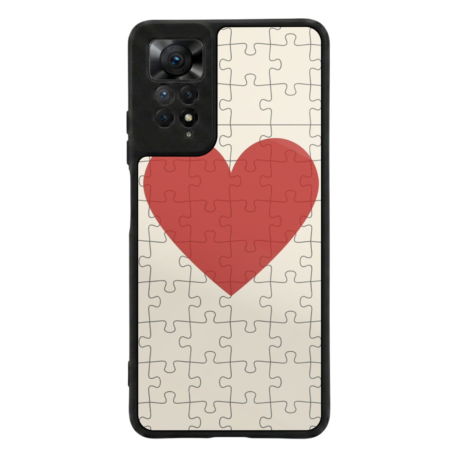 Xiaomi Redmi Note 11 Pro Uyumlu Kalp Love Tasarımlı Glossy Premium Kılıf