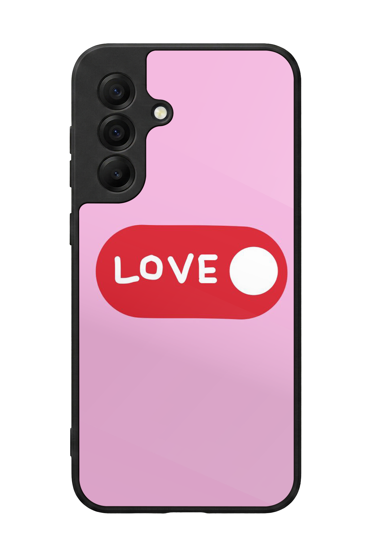 Samsung Galaxy A17 Uyumlu Kalp Love Tasarımlı Glossy Premium Kılıf