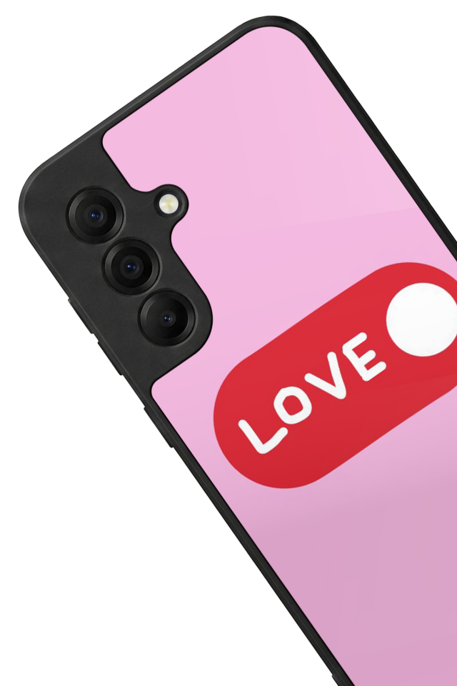 Samsung Galaxy A17 Uyumlu Kalp Love Tasarımlı Glossy Premium Kılıf