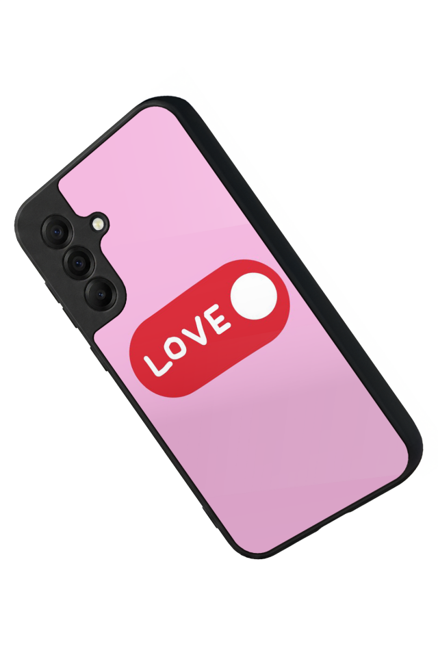 Samsung Galaxy A17 Uyumlu Kalp Love Tasarımlı Glossy Premium Kılıf