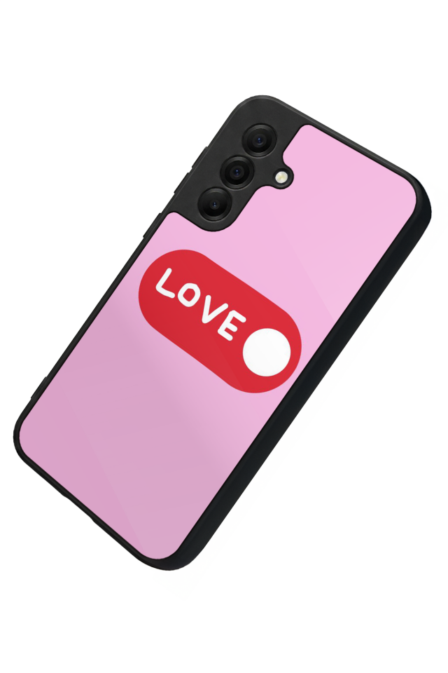 Samsung Galaxy A17 Uyumlu Kalp Love Tasarımlı Glossy Premium Kılıf