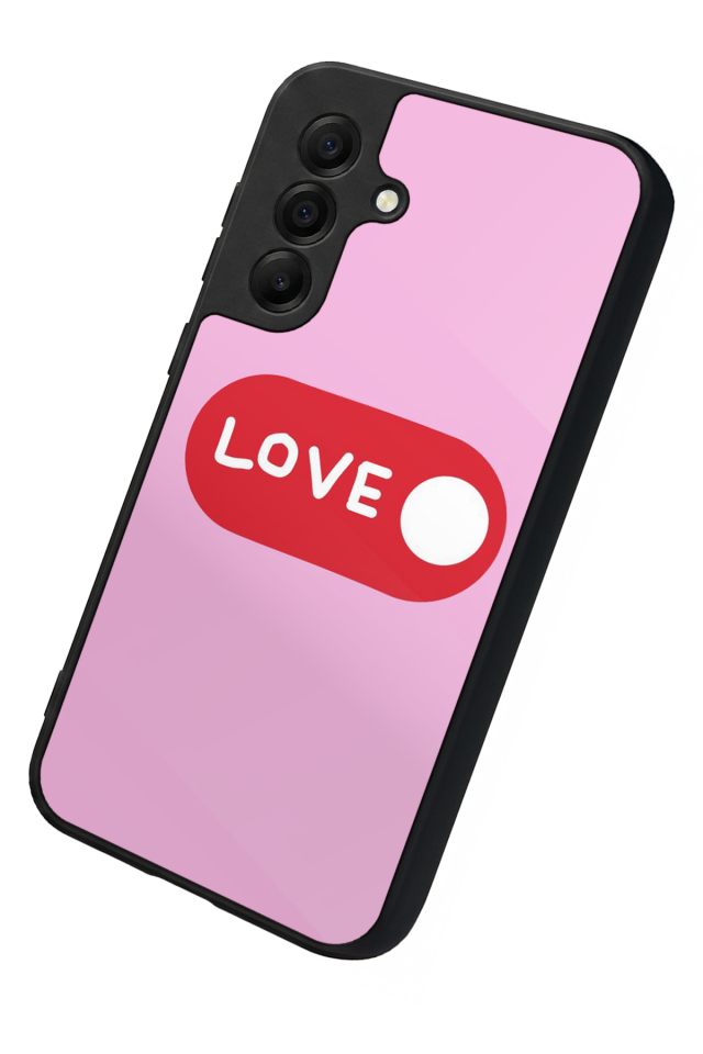 Samsung Galaxy A17 Uyumlu Kalp Love Tasarımlı Glossy Premium Kılıf