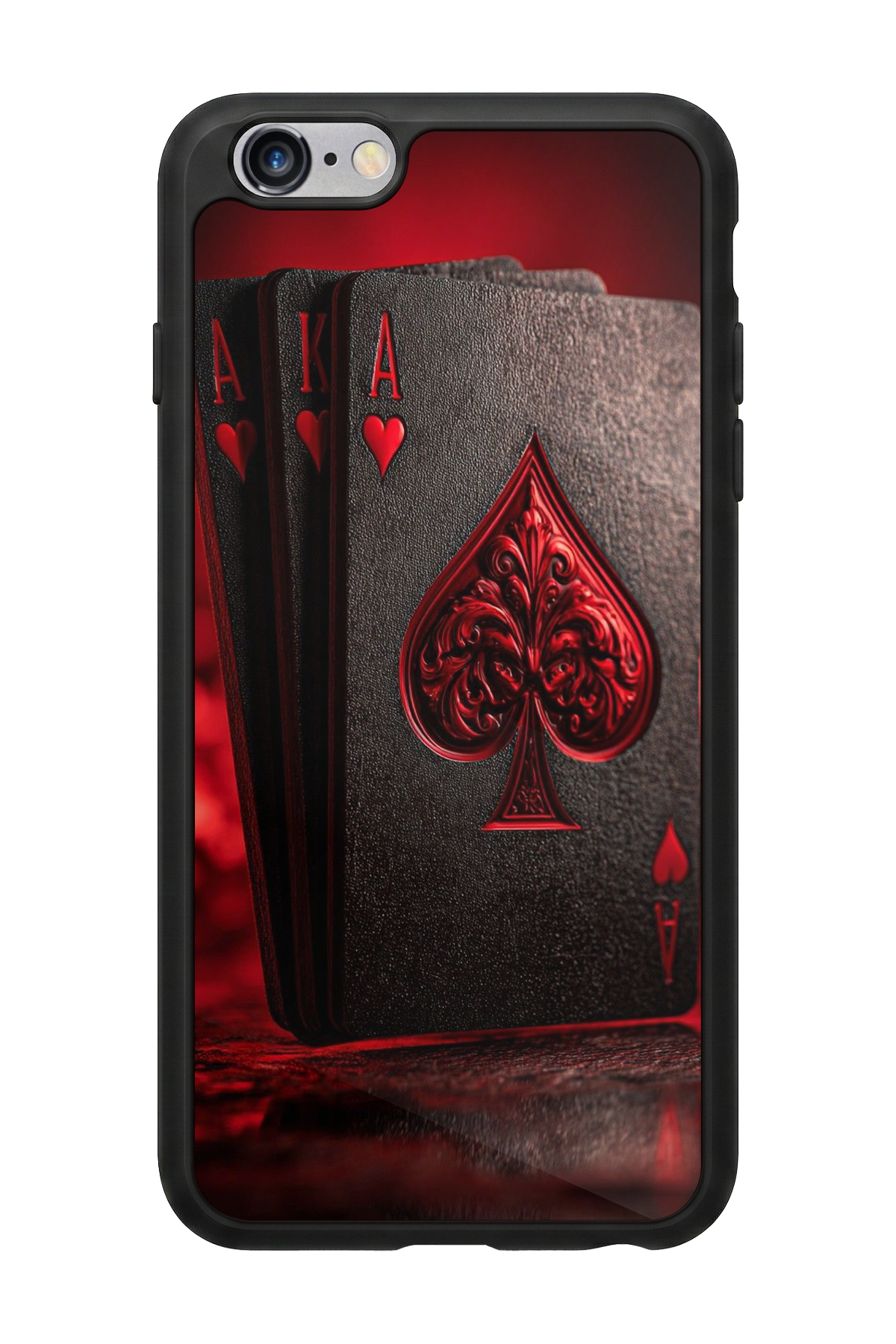 iPhone 6 Plus Uyumlu Kart Tasarımlı Glossy Premium Kılıf