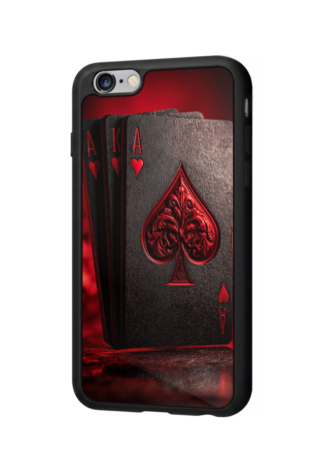 iPhone 6 Plus Uyumlu Kart Tasarımlı Glossy Premium Kılıf