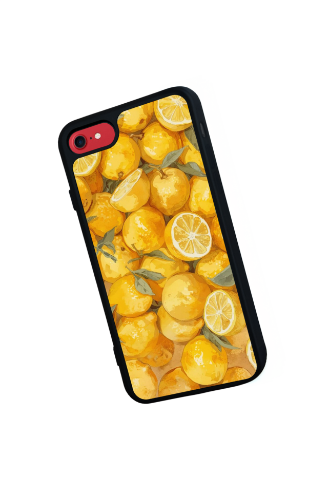 iPhone 7 Uyumlu Limon Tasarımlı Glossy Premium Kılıf