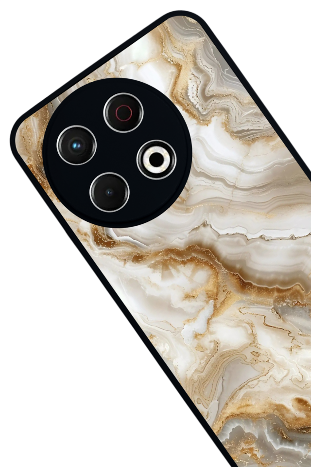 Tecno Spark 30 Pro Uyumlu Mermer Marble Tasarımlı Glossy Premium Kılıf