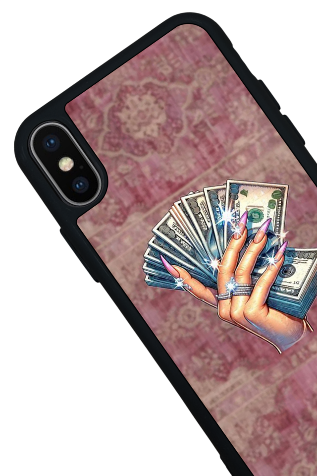 iPhone XS Max Uyumlu Money Para Tasarımlı Glossy Premium Kılıf