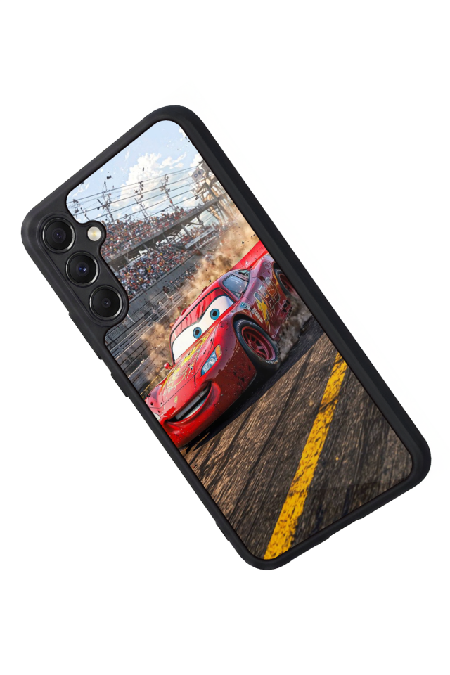 Samsung Galaxy A34 Uyumlu Şimsek McQueen Tasarımlı Glossy Premium Kılıf