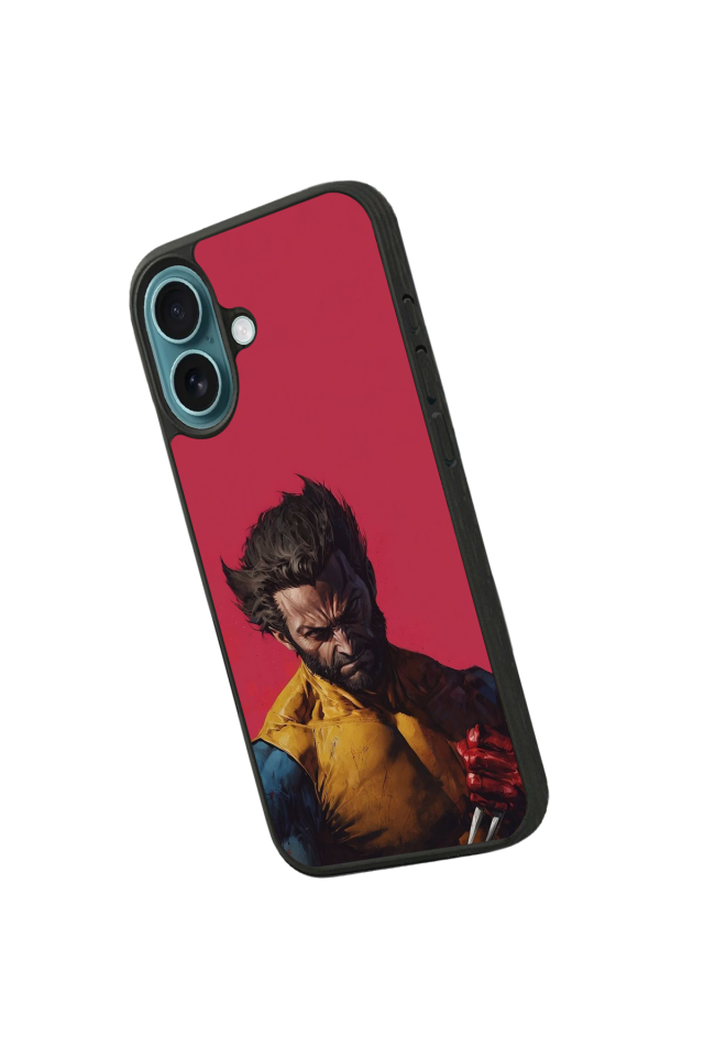 iPhone 16 Uyumlu Wolverine Tasarımlı Glossy Premium Kılıf
