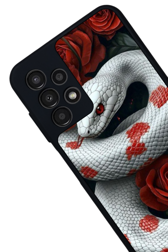 Samsung Galaxy A23 Uyumlu Yılan Tasarımlı Glossy Premium Kılıf