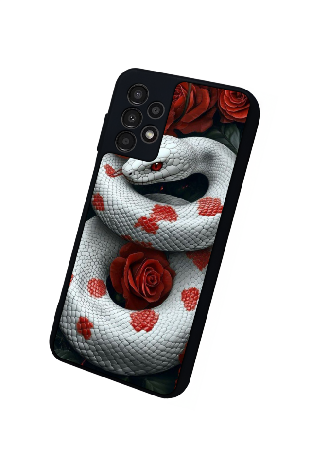 Samsung Galaxy A23 Uyumlu Yılan Tasarımlı Glossy Premium Kılıf