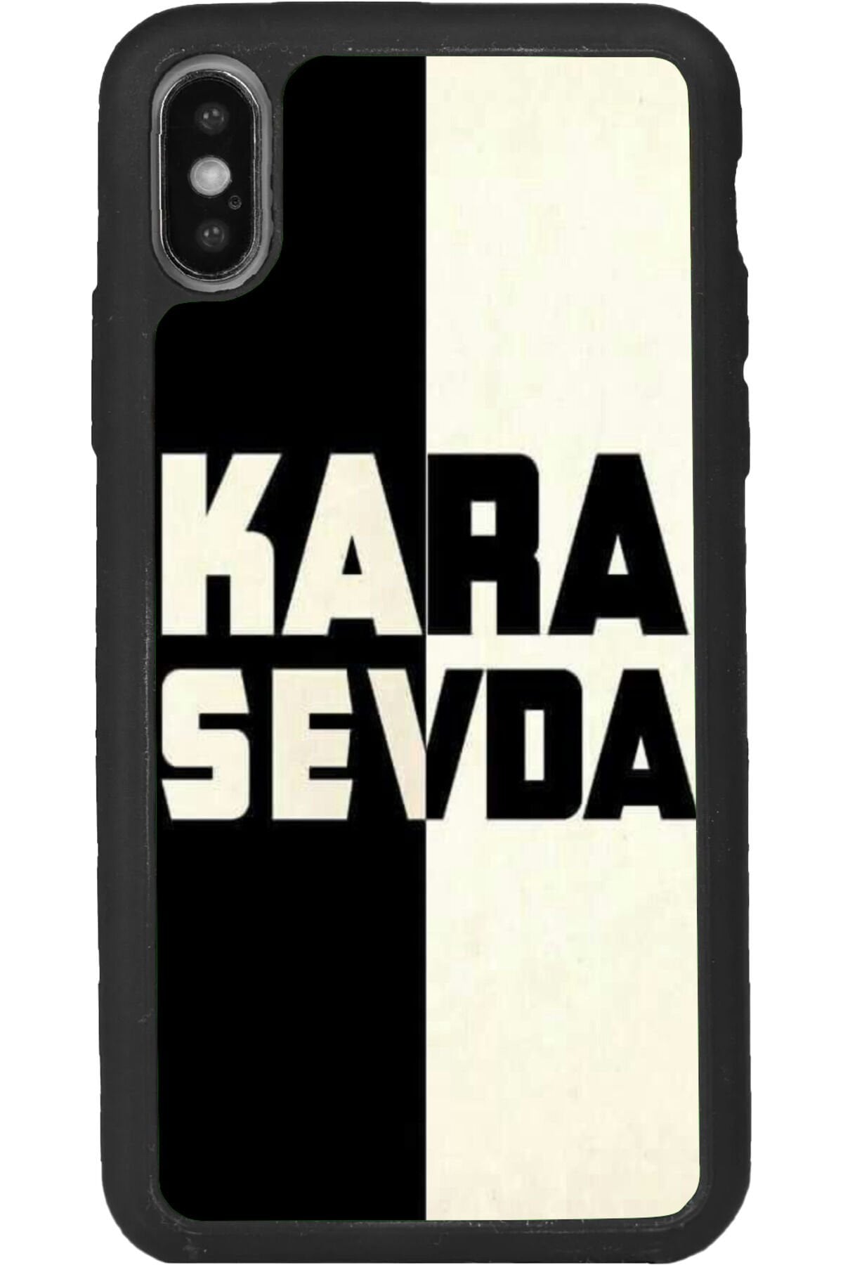 iPhone XS Max Uyumlu Mat Siyah uyumlu Kılıf – Yumuşak Silikon, Koruyucu, Şok Emici Kapak