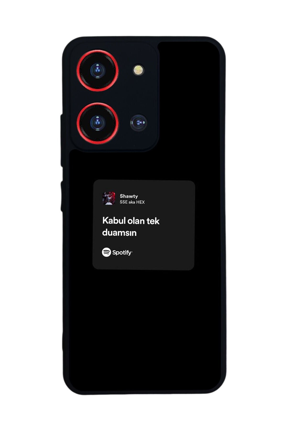 Reeder S19 Max Pro S ZOOM Uyumlu Sarki Sozleri Tasarımlı Glossy Premium Kılıf