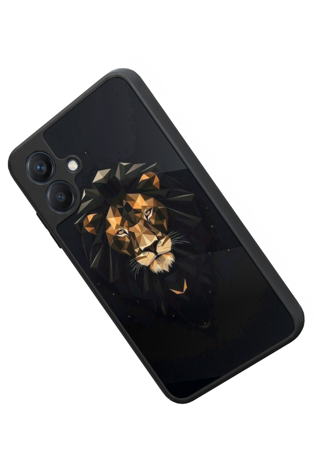 Samsung Galaxy A07 Uyumlu Aslan Tasarımlı Glossy Premium Kılıf