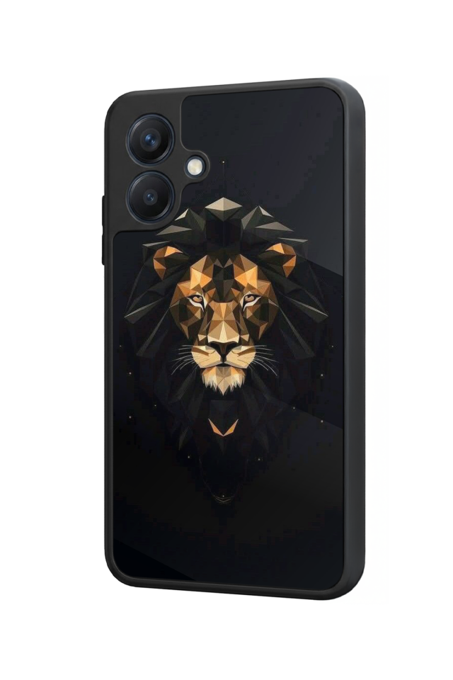 Samsung Galaxy A07 Uyumlu Aslan Tasarımlı Glossy Premium Kılıf