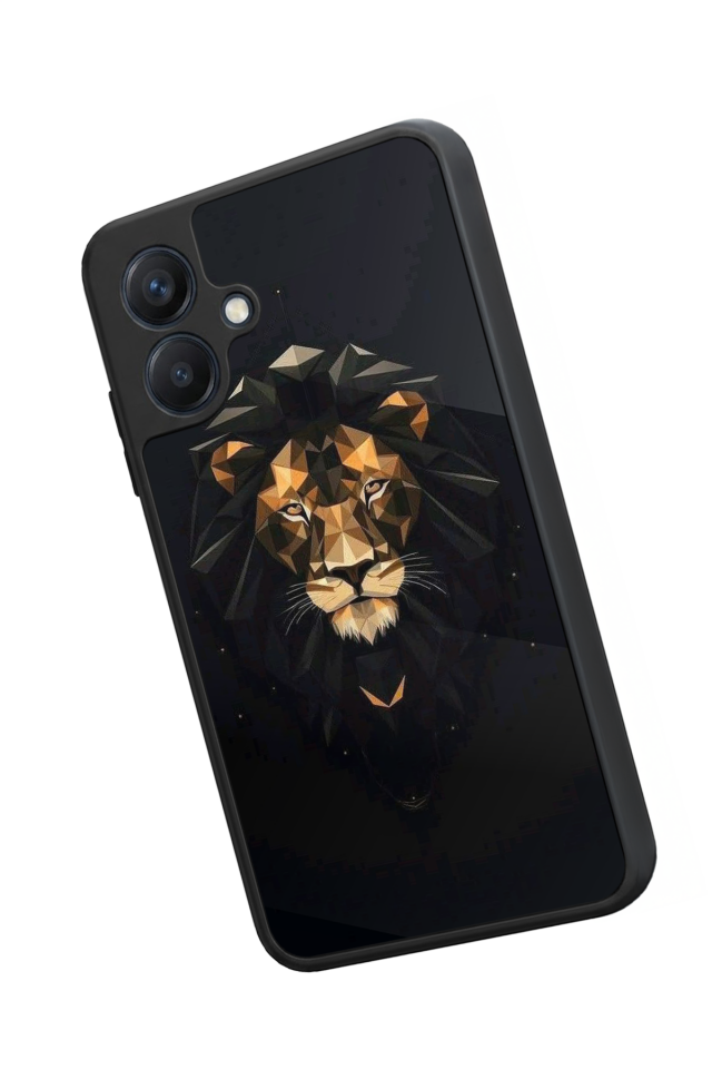 Samsung Galaxy A07 Uyumlu Aslan Tasarımlı Glossy Premium Kılıf