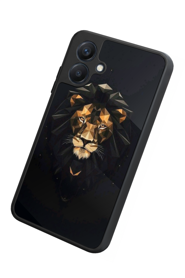 Samsung Galaxy A07 Uyumlu Aslan Tasarımlı Glossy Premium Kılıf