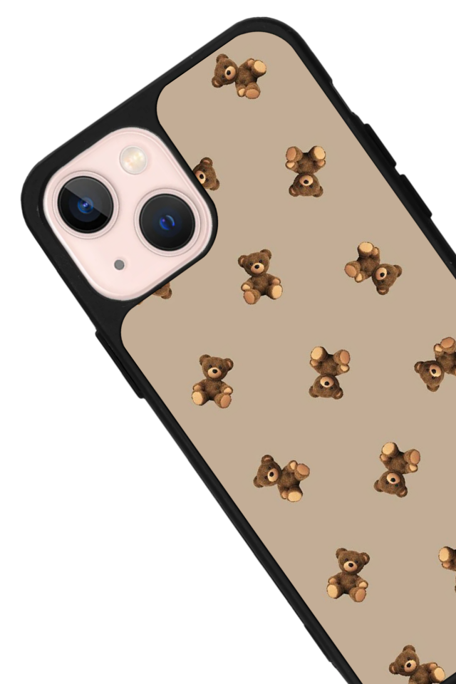 iPhone 14 Plus Uyumlu Ayı Tasarımlı Glossy Premium Kılıf