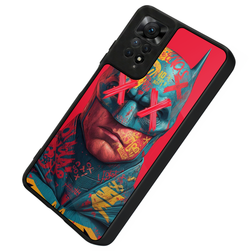 Xiaomi Redmi Note 12 Pro Uyumlu Batman Tasarımlı Glossy Premium Kılıf