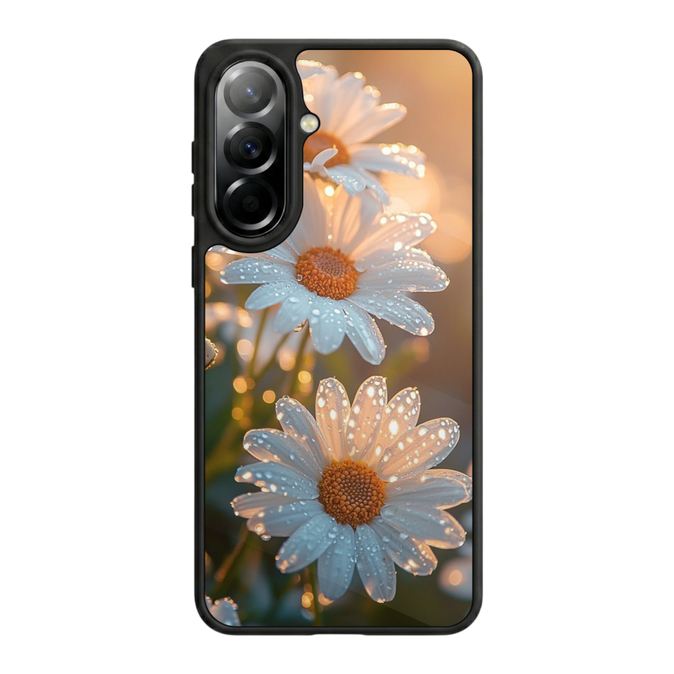 Samsung Galaxy A37 Uyumlu Cicek Tasarımlı Glossy Premium Kılıf