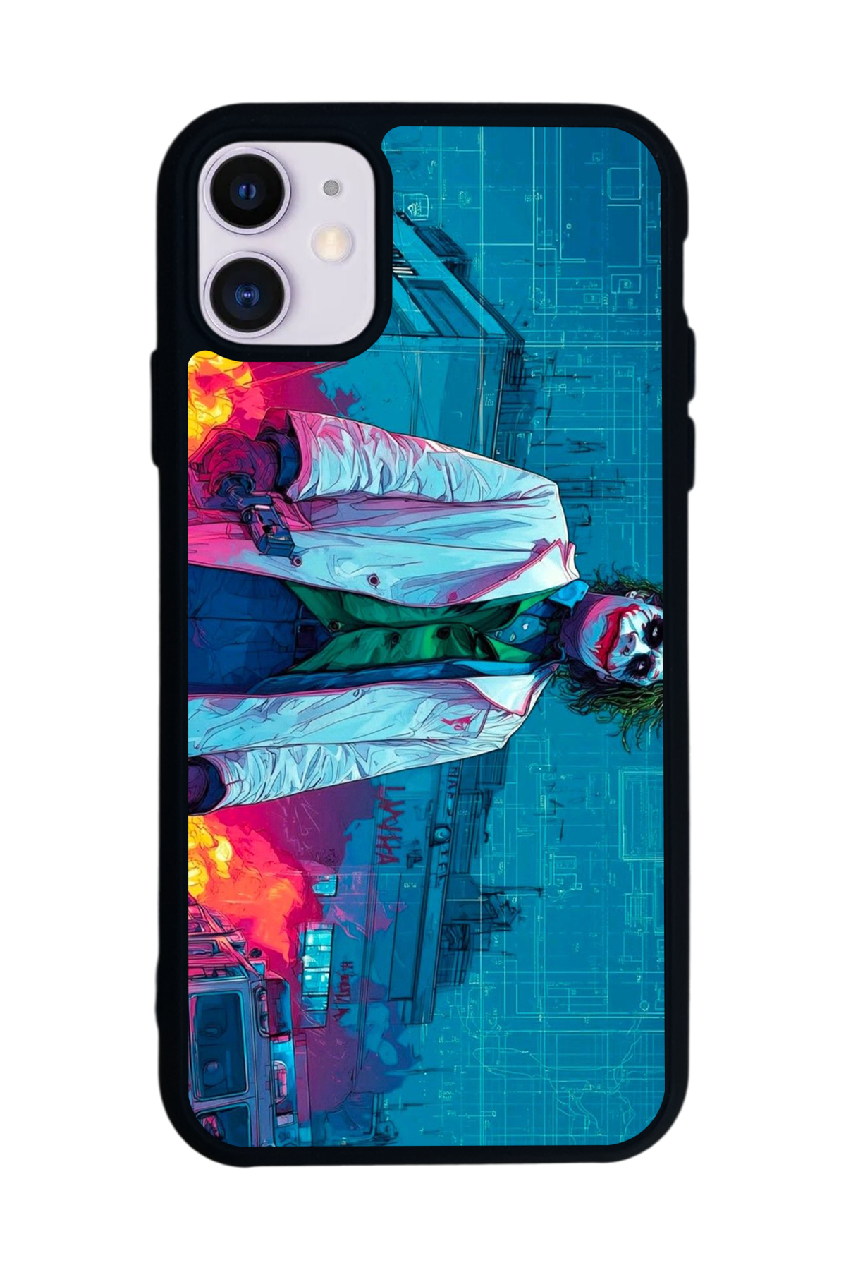 iPhone 11 Uyumlu Joker Tasarımlı Glossy Premium Kılıf